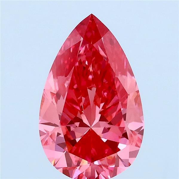 1.63 Ct. Fancy Vivid Pink Pear Lab Grown Diamond