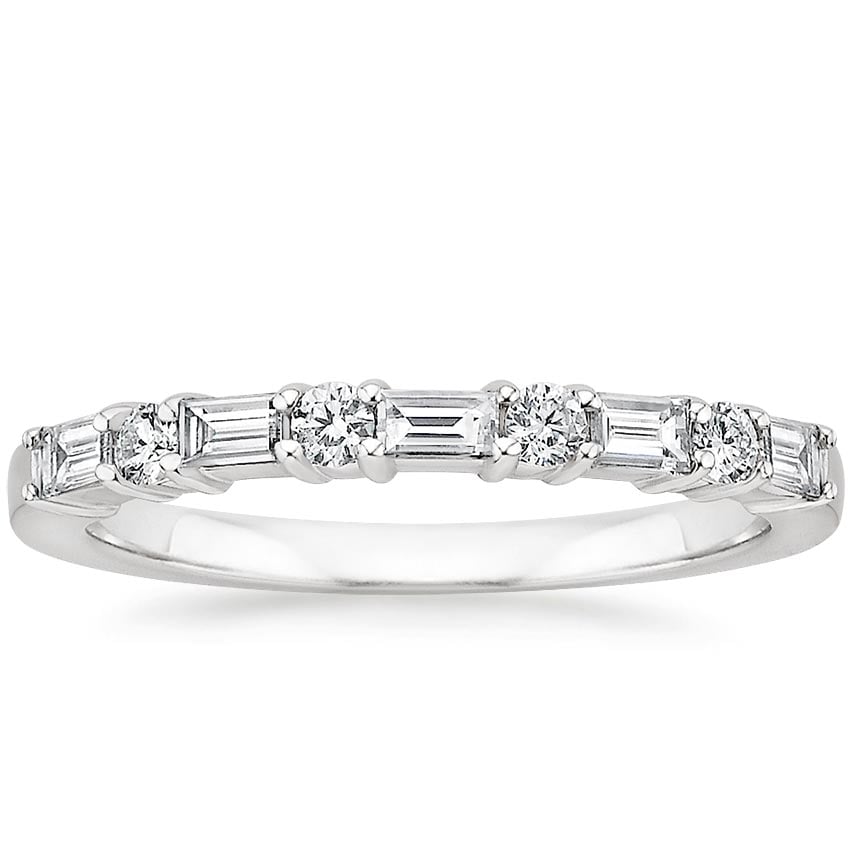 heart diamond band ring