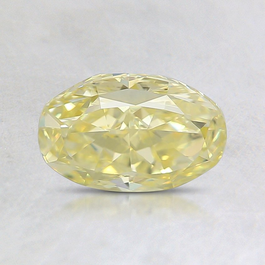 1.02 Ct. Fancy Yellow Oval Diamond