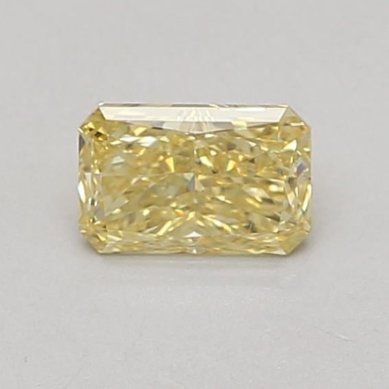 0.65 Ct. Fancy Vivid Yellow Radiant Lab Grown Diamond