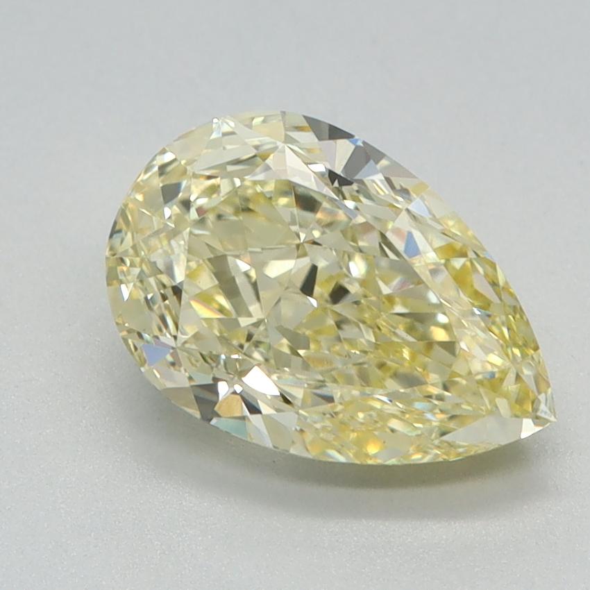1.57 Ct. Fancy Intense Yellow Pear Lab Grown Diamond