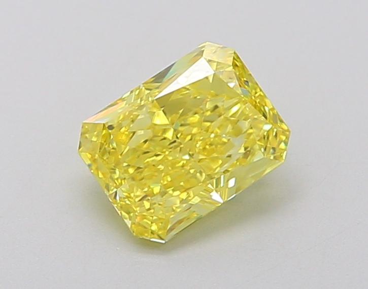 1.06 Ct. Fancy Vivid  Yellow Radiant Lab Grown Diamond