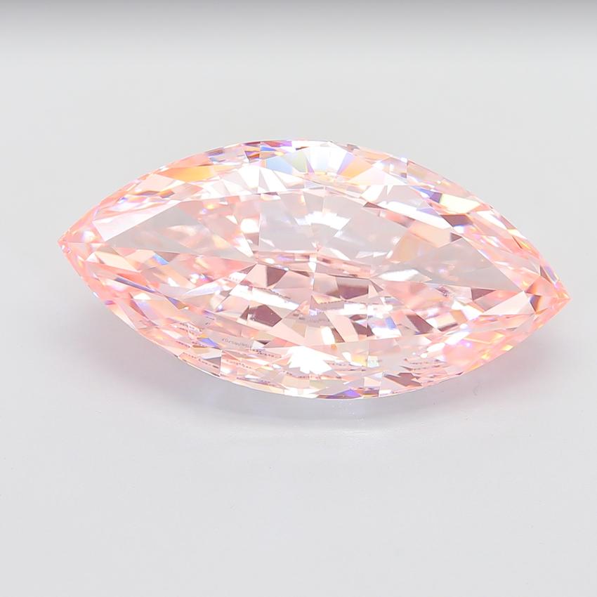 18.52 Ct. Fancy Intense Pink Marquise Lab Grown Diamond