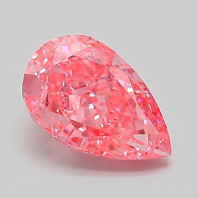 1.07 Ct. Fancy Vivid Pink Pear Lab Grown Diamond
