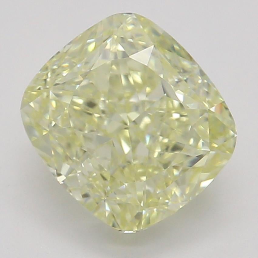 1.16 Ct. Fancy Light Yellow Cushion Diamond