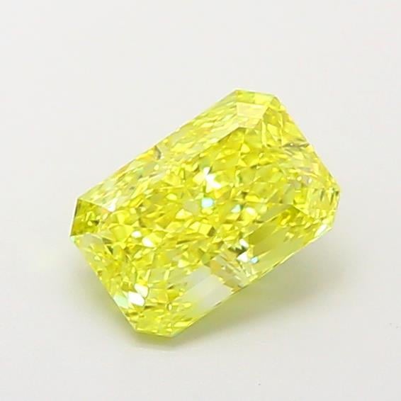 1.05 Ct. Fancy Vivid  Yellow Radiant Lab Grown Diamond