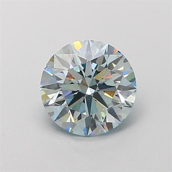 1.18 Ct. Fancy  Blue Round Lab Grown Diamond