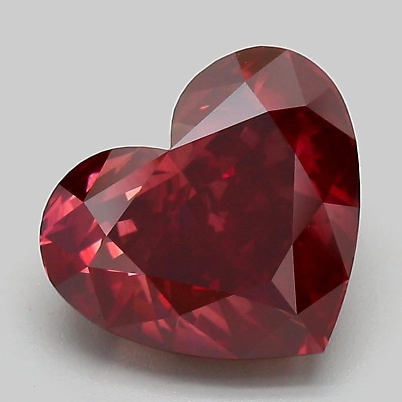 3.05 Ct. Fancy Deep Pink Heart Lab Grown Diamond