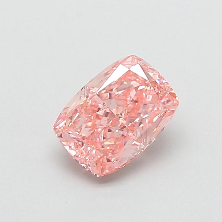 1.03 Ct. Fancy Intense  Pink Cushion Lab Grown Diamond
