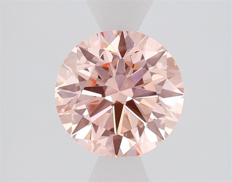 0.89 Ct. Fancy Vivid Pink Round Lab Grown Diamond
