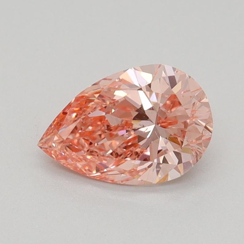 0.80 Ct. Fancy Intense Pink Pear Lab Grown Diamond