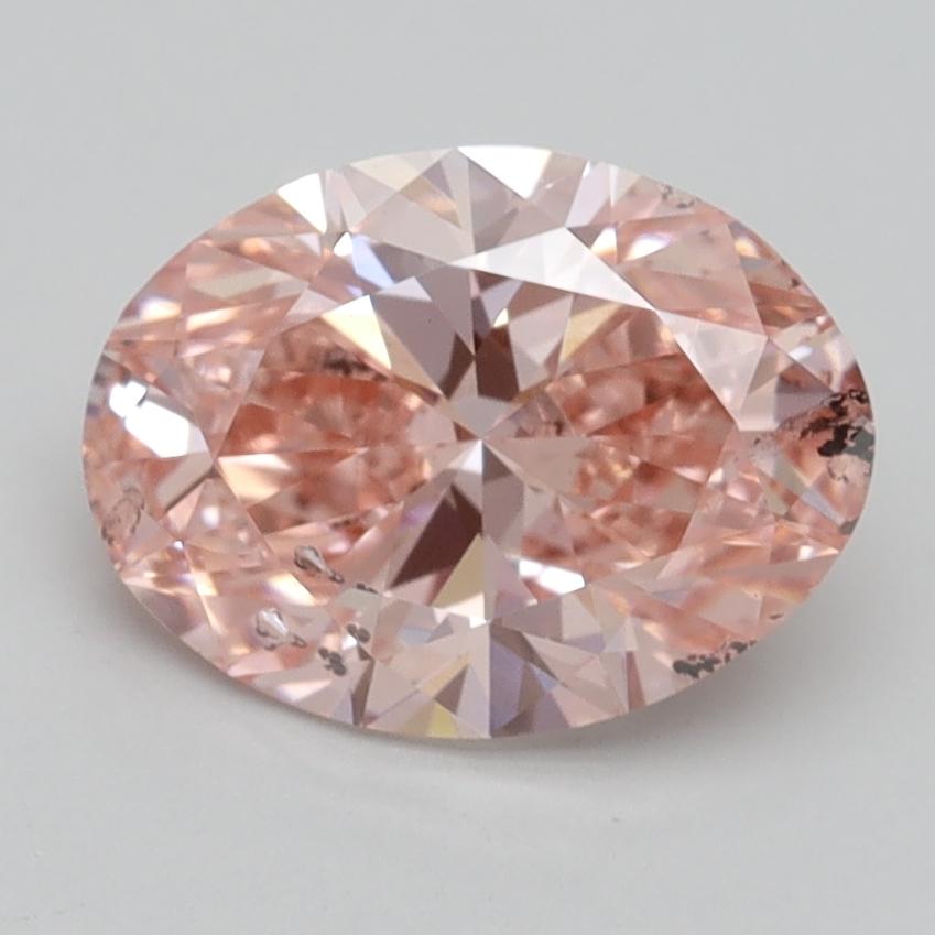 1.99 Ct. Fancy Vivid Pink Oval Lab Grown Diamond