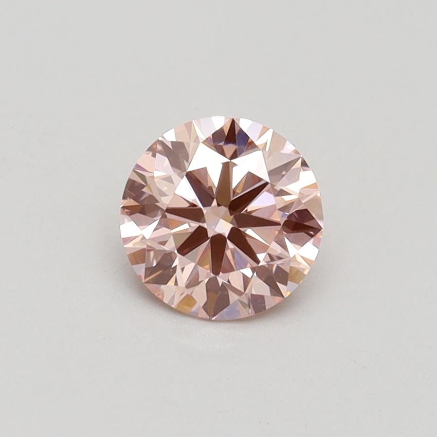 0.63 Ct. Fancy Intense Pink Round Lab Grown Diamond