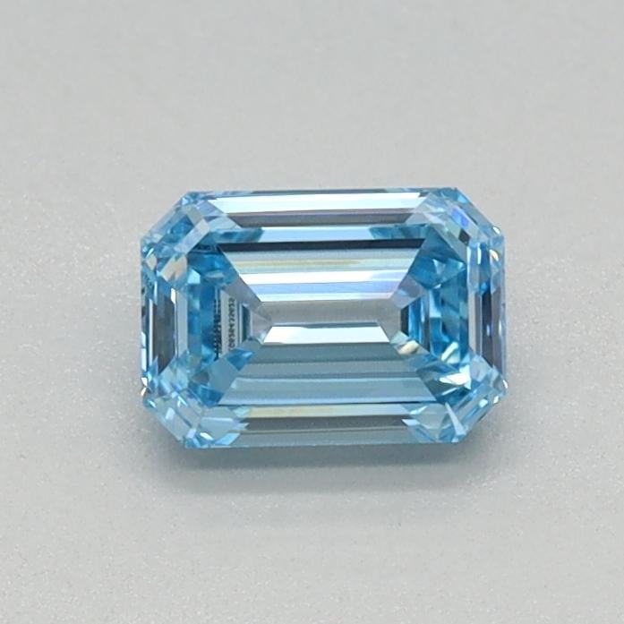 0.34 Ct. Fancy Intense Blue Emerald Lab Grown Diamond