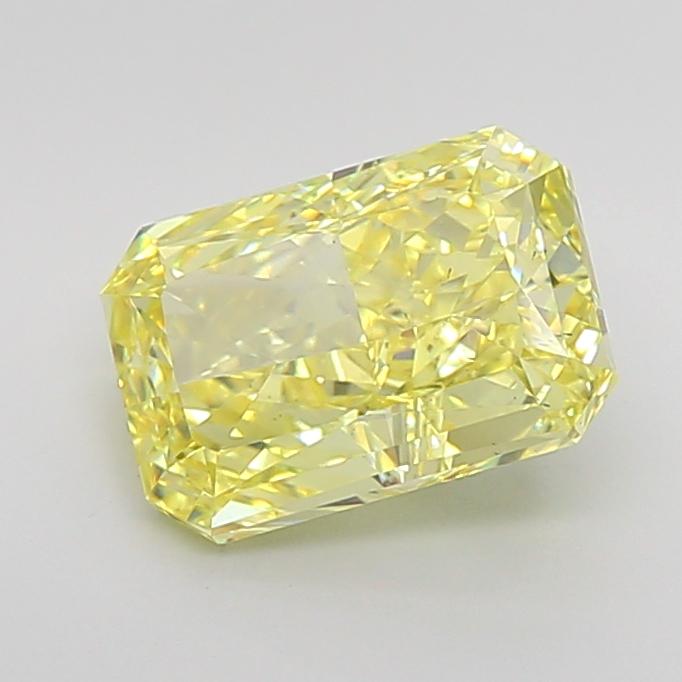 3.82 Ct. Fancy Intense Yellow Radiant Lab Grown Diamond