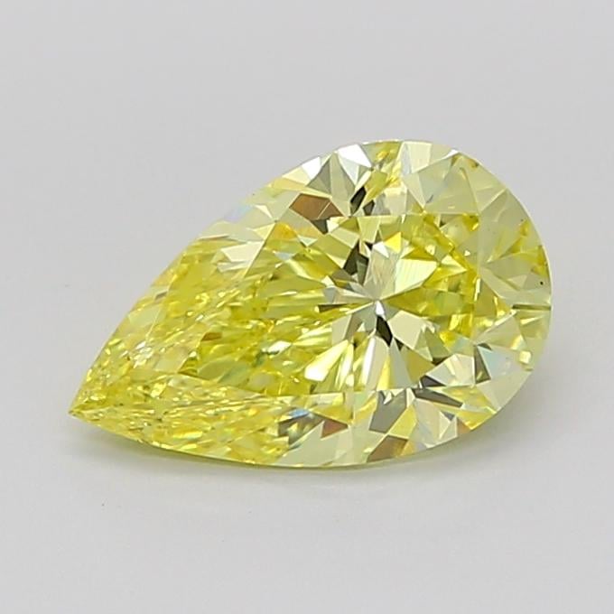 1.87 Ct. Fancy Intense Yellow Pear Lab Grown Diamond