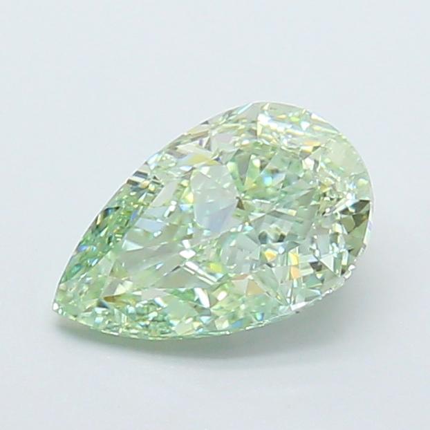 1.47 Ct. Fancy Intense  Green Oval Lab Grown Diamond