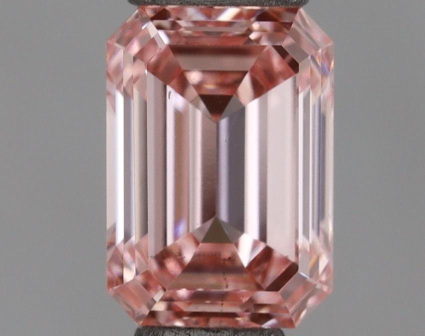 0.50 Ct. Fancy Intense  Pink Emerald Lab Grown Diamond