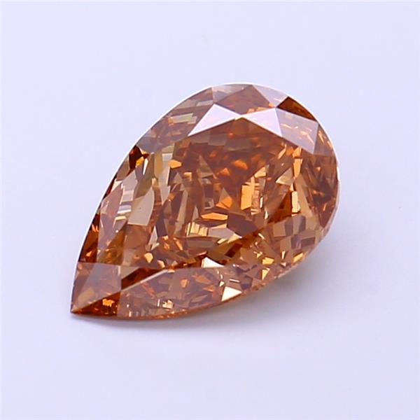 1.64 Ct. Fancy Light Brown Pear Lab Grown Diamond