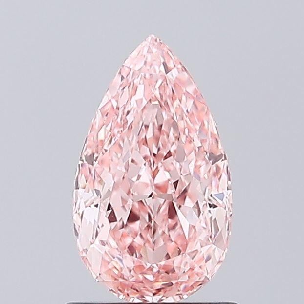 1.00 Ct. Fancy Vivid Pink Pear Lab Grown Diamond
