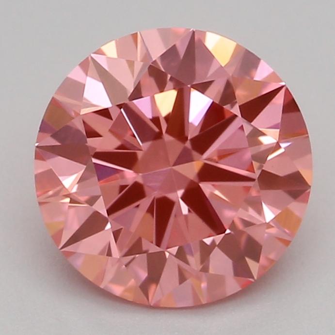 1.02 Ct. Fancy Vivid Pink Round Lab Grown Diamond