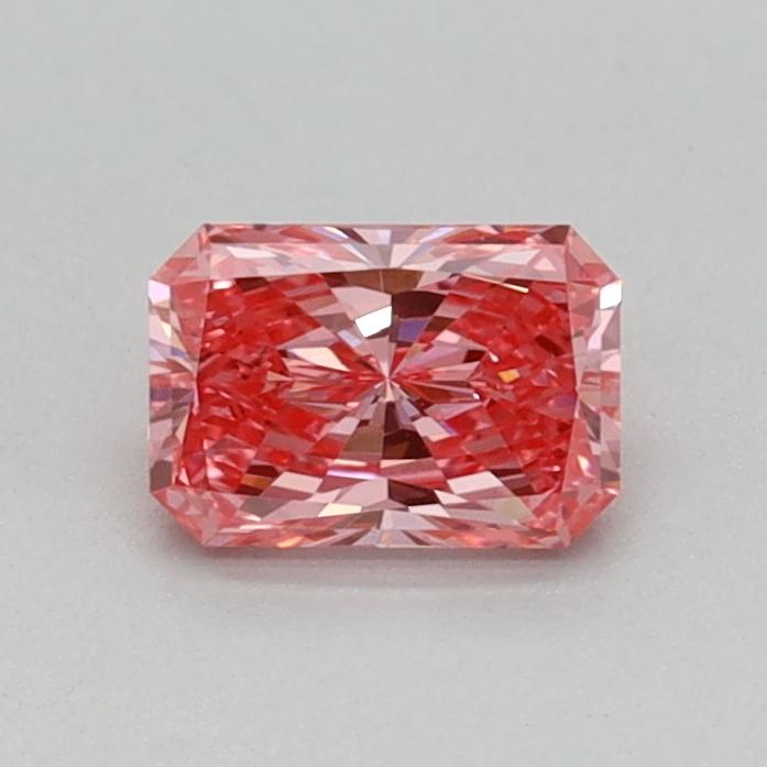 0.38 Ct. Fancy Vivid Pink Radiant Lab Grown Diamond