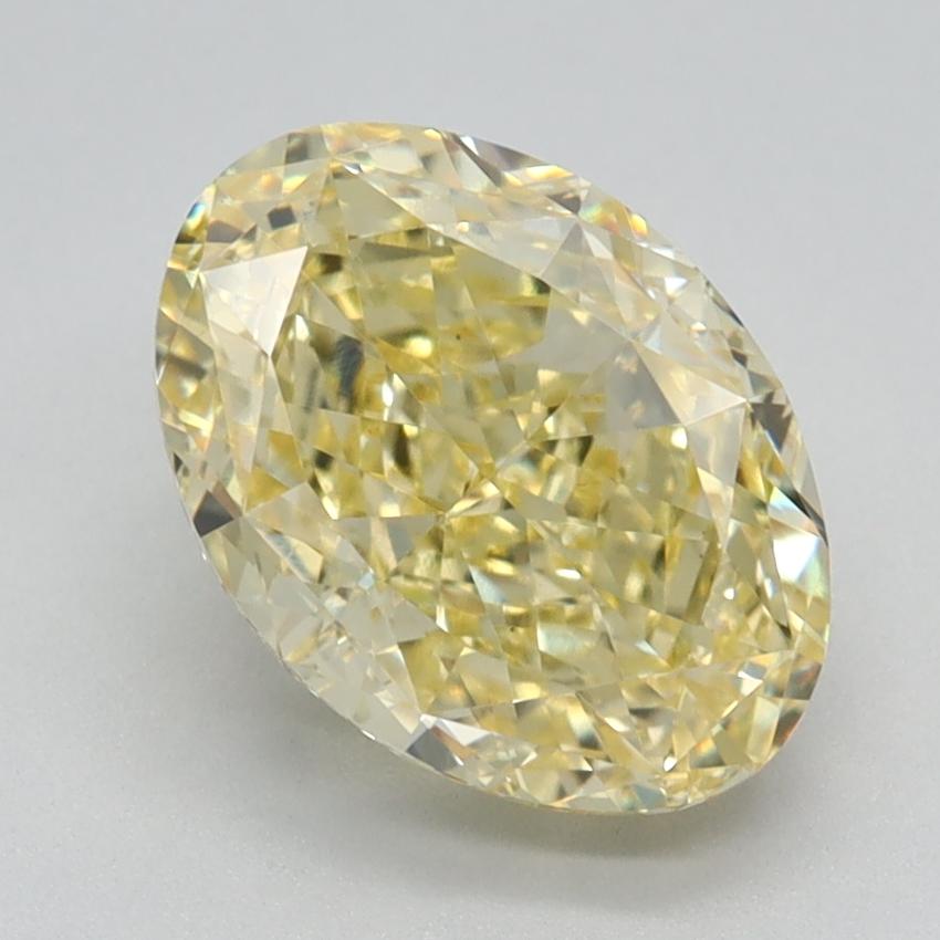 2.32 Ct. Fancy Intense Yellow Oval Lab Grown Diamond