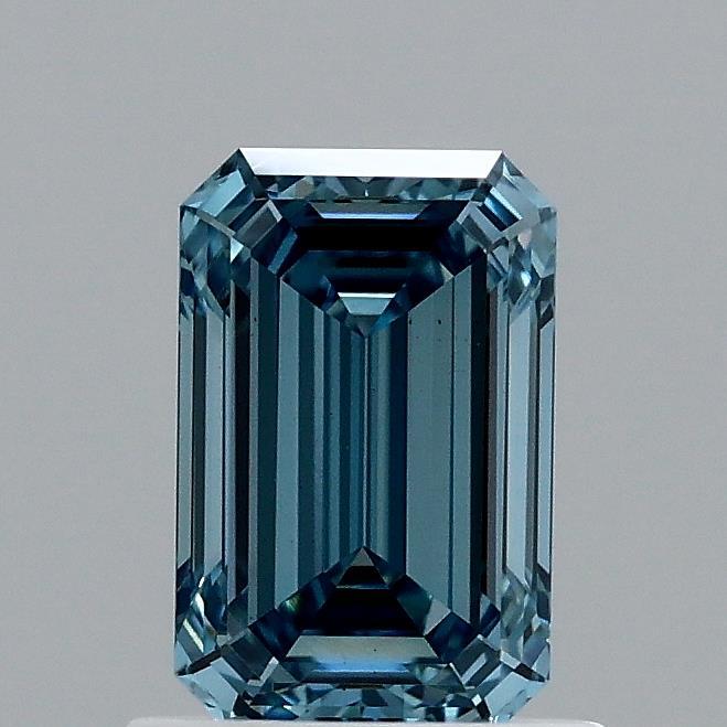 1.04 Ct. Fancy Vivid Blue Emerald Lab Grown Diamond