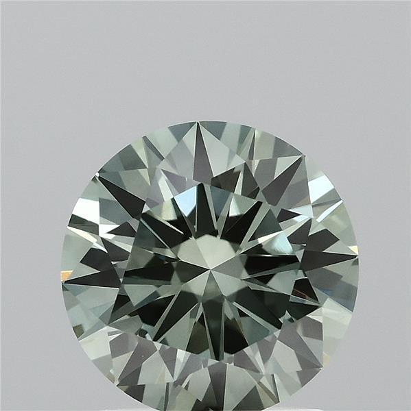 1.50 Ct. Fancy Vivid Green Round Lab Grown Diamond