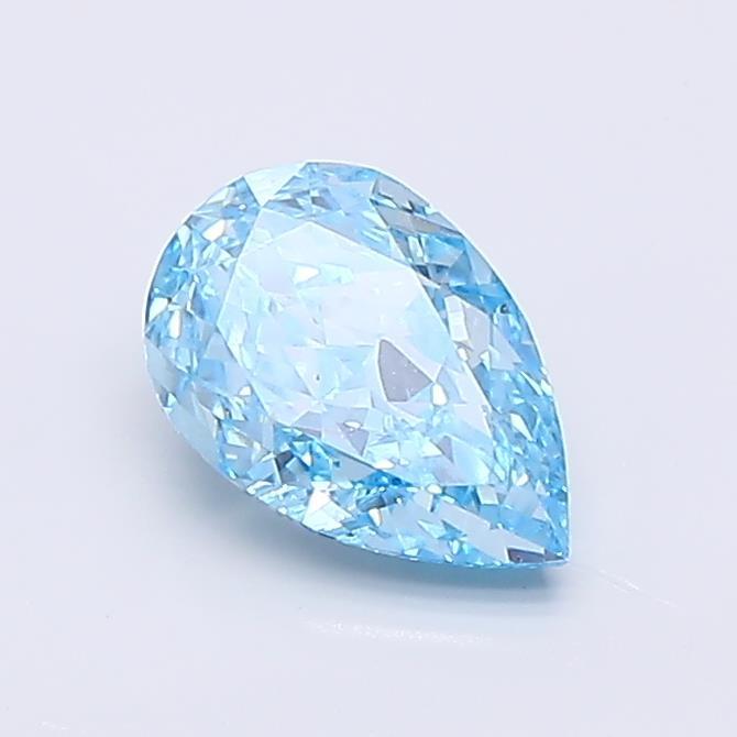 1.02 Ct. Fancy Vivid Blue Pear Lab Grown Diamond