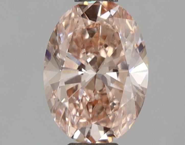 1.03 Ct. Fancy Intense Pink Oval Lab Grown Diamond