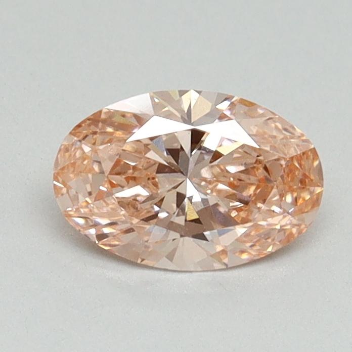 0.65 Ct. Fancy Vivid Pink Oval Lab Grown Diamond