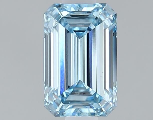 1.04 Ct. Fancy Intense Blue Emerald Lab Grown Diamond