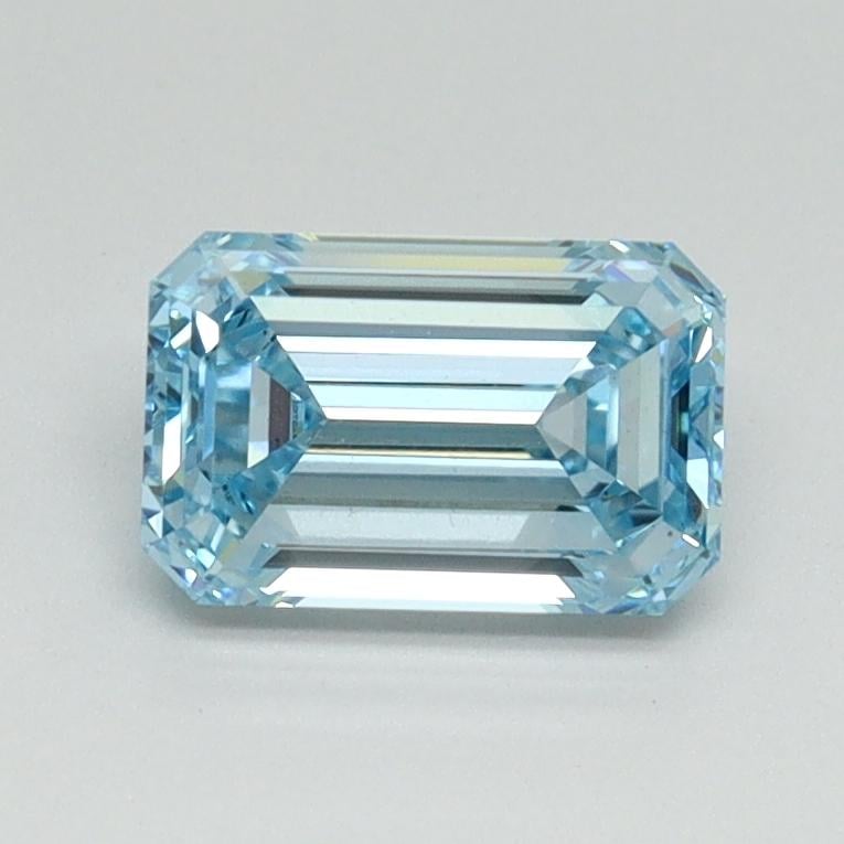 1.02 Ct. Fancy Intense Blue Emerald Lab Grown Diamond