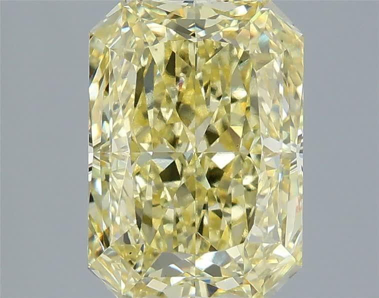 3.10 Ct. Fancy Intense Yellow Radiant Lab Grown Diamond