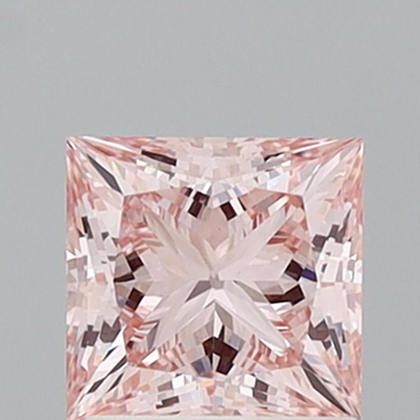 1.45 Ct. Fancy Intense Pink Princess Lab Grown Diamond
