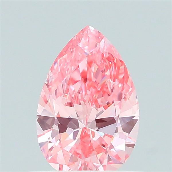 0.54 Ct. Fancy Vivid Pink Pear Lab Grown Diamond