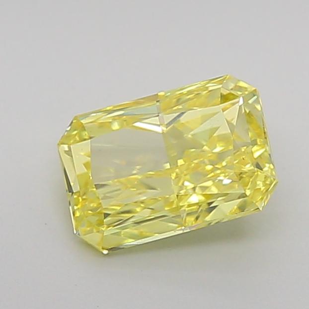 1.01 Ct. Fancy Vivid Yellow Radiant Lab Grown Diamond