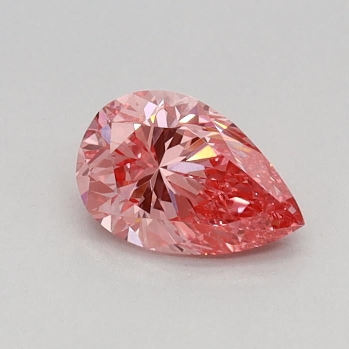 0.34 Ct. Fancy Vivid Pink Pear Lab Grown Diamond