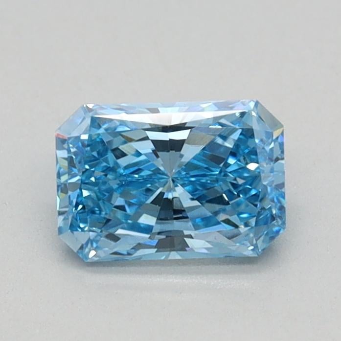 0.45 Ct. Fancy Vivid Blue Radiant Lab Grown Diamond