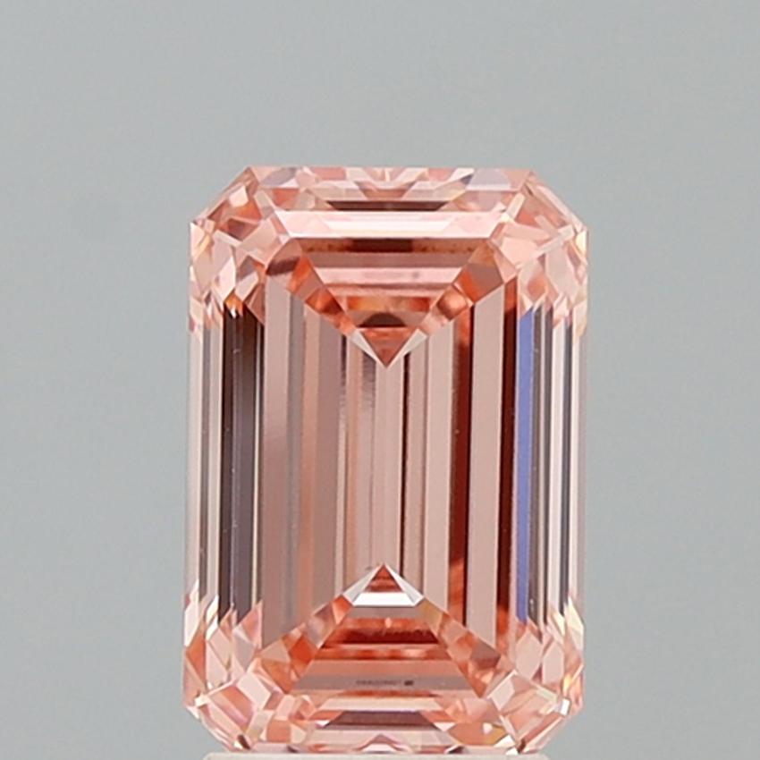 3.02 Ct. Fancy Intense Pink Emerald Lab Grown Diamond