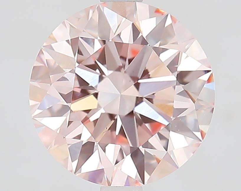 3.11 Ct. Fancy Intense Pink Round Lab Grown Diamond