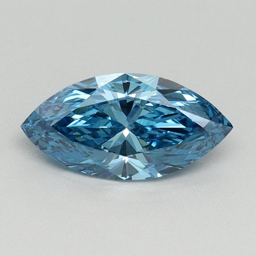 1.05 Ct. Fancy Vivid Blue Marquise Lab Grown Diamond