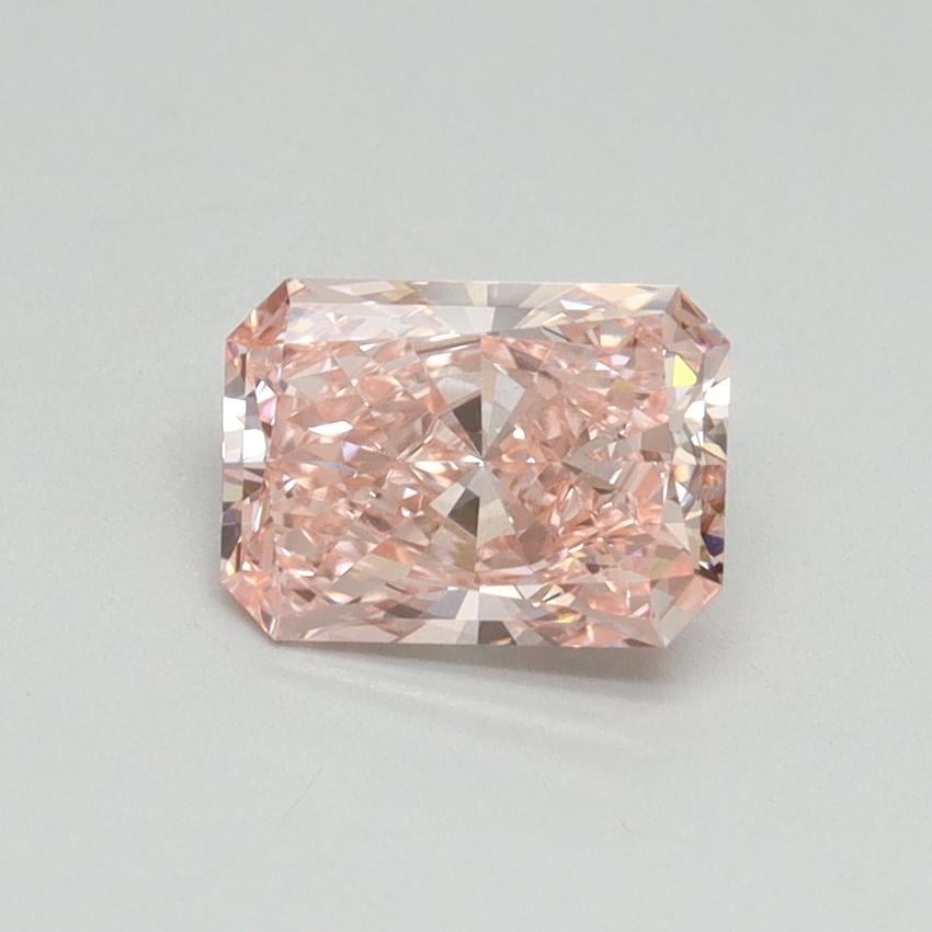 1.02 Ct. Fancy Vivid Pink Radiant Lab Grown Diamond