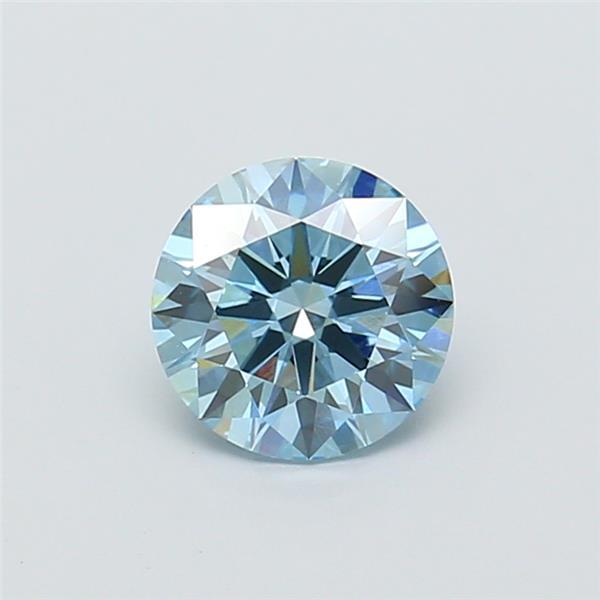 1.10 Ct. Fancy Vivid  Blue Round Lab Grown Diamond