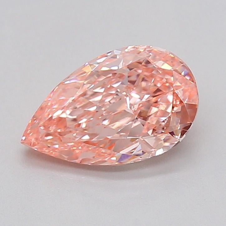 1.16 Ct. Fancy Vivid  Pink Pear Lab Grown Diamond