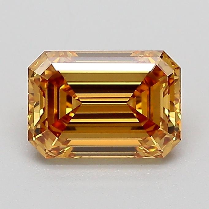 1.11 Ct. Fancy Light  Brown Emerald Lab Grown Diamond