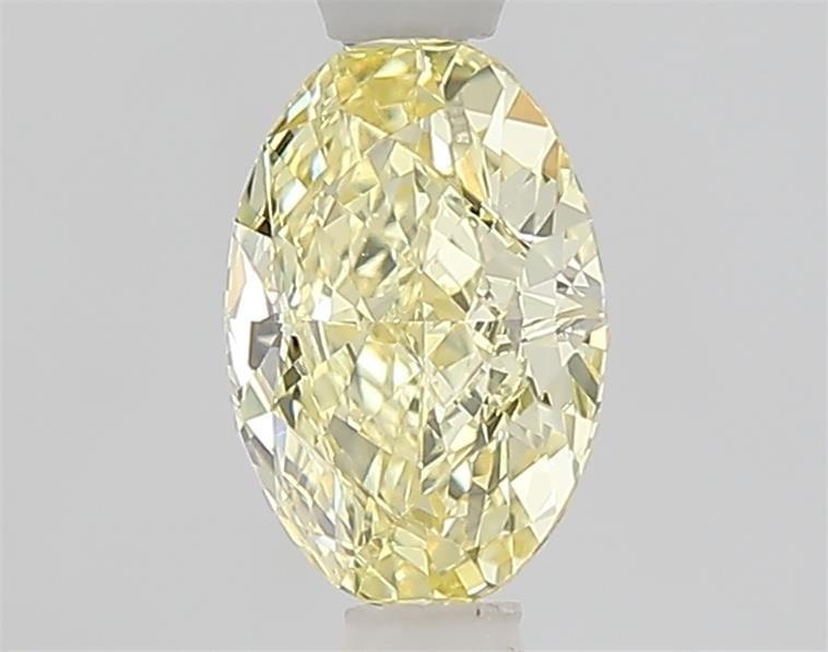1.04 Ct. Fancy Light Yellow Oval Lab Grown Diamond