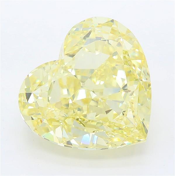 8.90 Ct. Fancy Yellow Heart Lab Grown Diamond