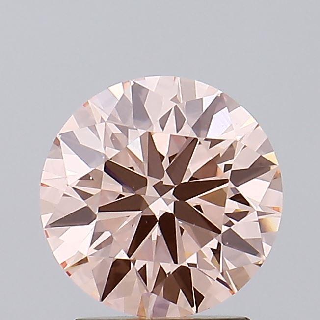 2.00 Ct. Fancy Vivid Pink Round Lab Grown Diamond